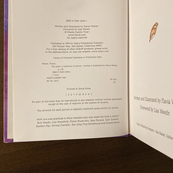 The Prize: A Collection of Stories Written and Illustrated by Flavia Weedn - Picture 2 of 6